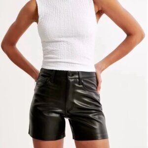 Abercrombie Vegan Leather Dad Short